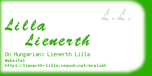 lilla lienerth business card